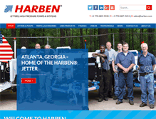 Tablet Screenshot of harben.com